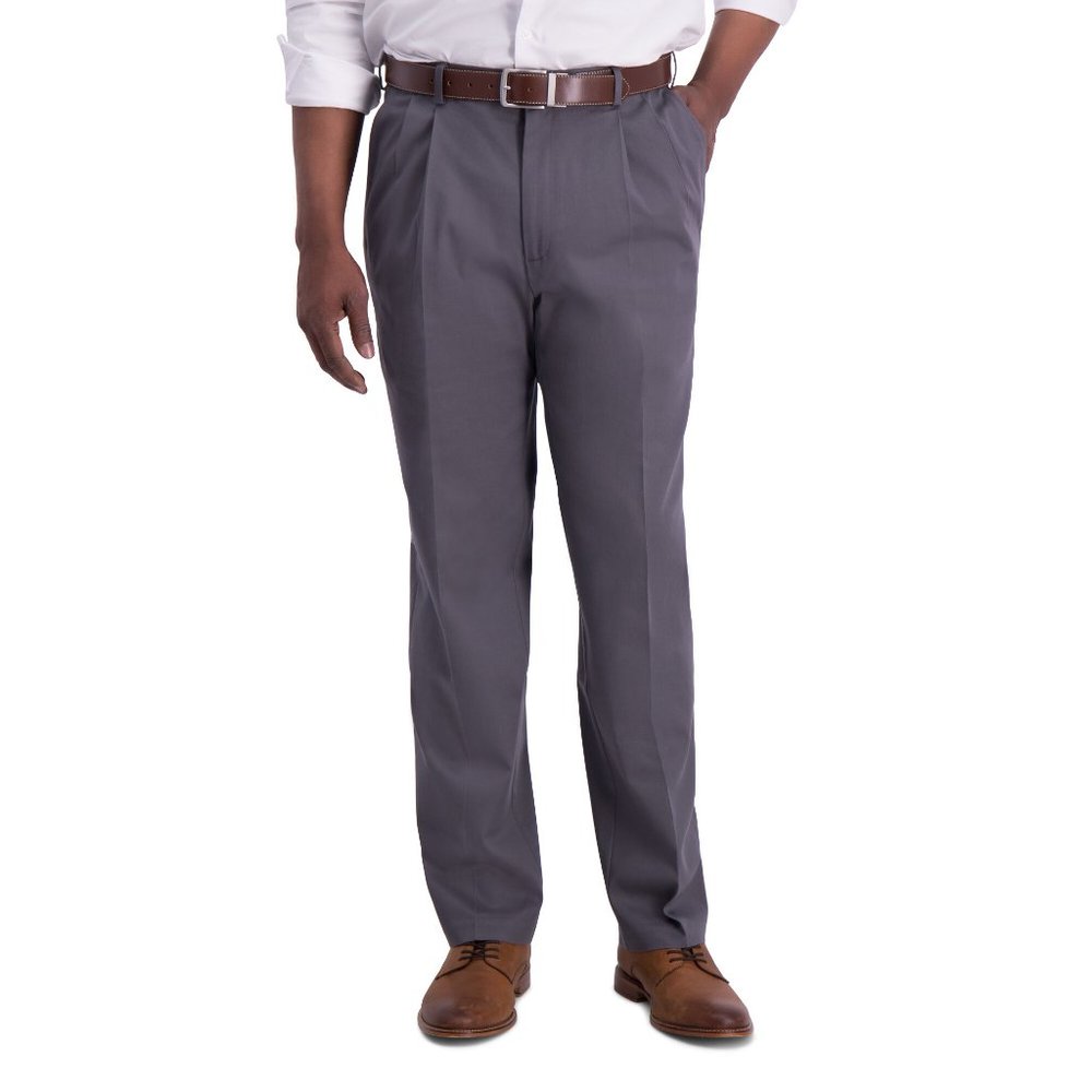 Haggar Gray Iron Free Premium Khaki